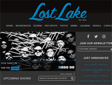 Tablet Screenshot of lost-lake.com